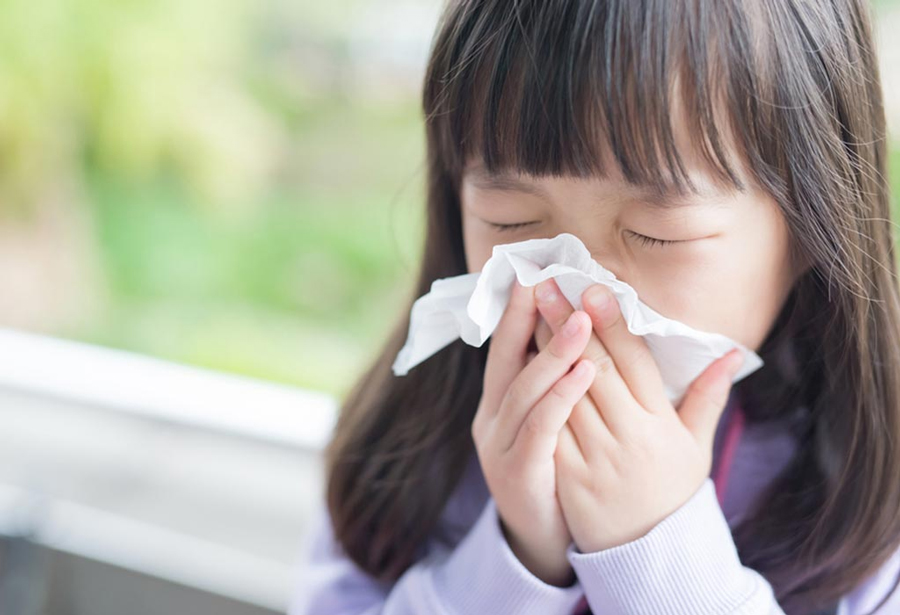 Sổ mũi, nghẹt mũi là các vấn đề đường hô hấp thường gặp nhất ở trẻ.