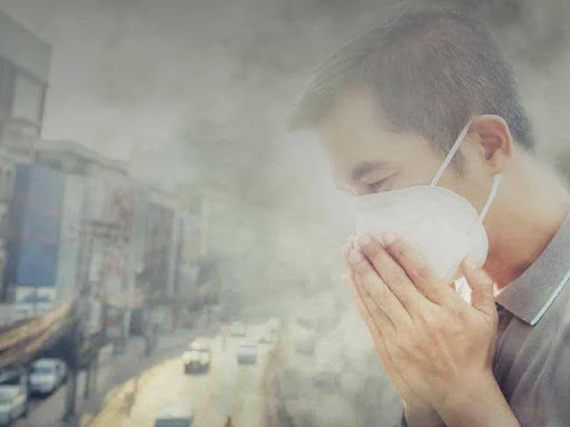 Không khí ô nhiễm là một tác nhân quan trọng của chứng dị ứng mũi.